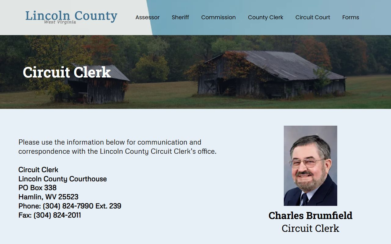 Lincoln County inmate population circuit clerk court records page
